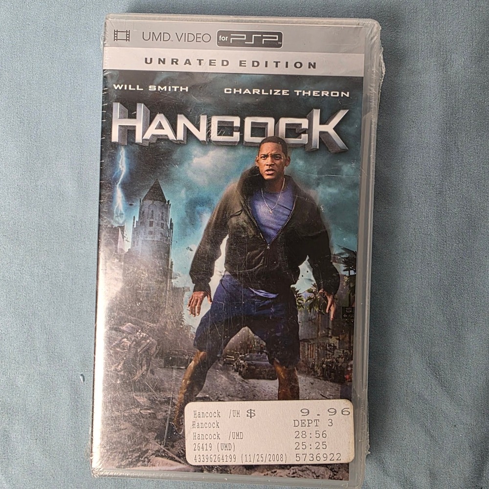 NEW Sony Hancock UMD Video PSP Unrated Edition Will Smith Action Movie Gift